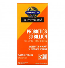 Garden of Life, Probiotics, 30 Billion, 30 Mini Vegetarian Capsules