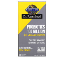 Garden of Life, Probiotics, 100 Billion, 30 Vegetarian Capsules