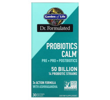 Garden of Life, Probiotics Calm, 50 Billion, 30 Vegetarian Capsules