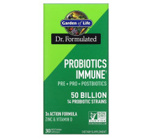 Garden of Life, Probiotics Immune, 50 Billion, 30 Vegetarian Capsules