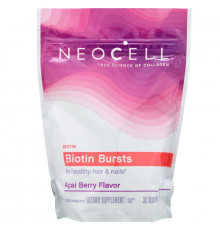 Neocell, Biotin Bursts, Бразильские ягоды асаи, 30 мягких жевательных конфет
