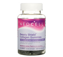 Neocell, Beauty Shield, Collagen Gummies, Blackberry Lemon, 60 Gummies