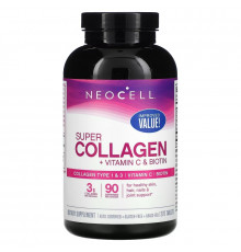 NeoCell, Super Collagen, + Vitamin C & Biotin, 270 Tablets