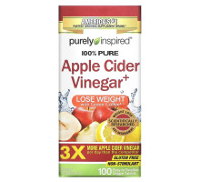 Purely Inspired, Apple Cider Vinegar+, 100 Easy-to-Swallow Veggie Tablets