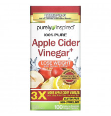 Purely Inspired, Apple Cider Vinegar+, 100 Easy-to-Swallow Veggie Tablets