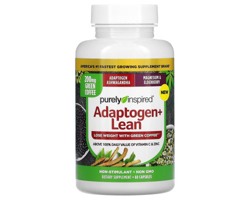 Purely Inspired, Adaptogen + Lean, 60 Capsules Purely Inspired, Adaptogen + Lean, 60 Capsules