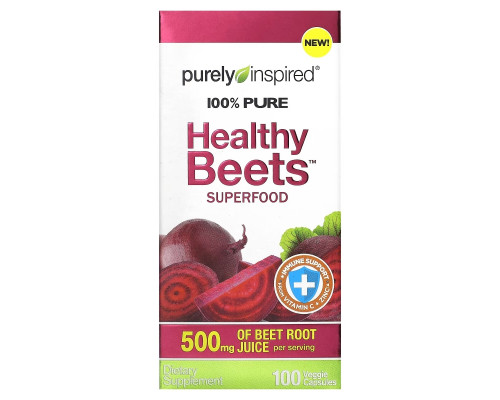Purely Inspired, Healthy Beets Superfood, 100 Veggie Capsules