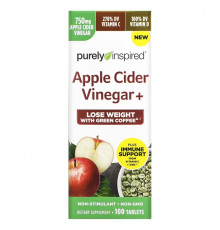 Purely Inspired, Apple Cider Vinegar+, 100 Tablets