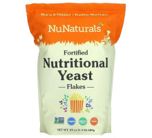 NuNaturals, Fortified Nutritional Yeast Flakes, 24 oz (680 g)
