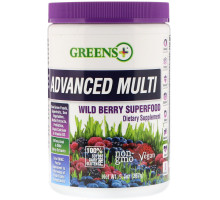 Greens Plus Расширенный мультивитаминный комплекс с лесными ягодами 9,4 унции порошка