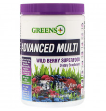 Greens Plus Расширенный мультивитаминный комплекс с лесными ягодами 9,4 унции порошка