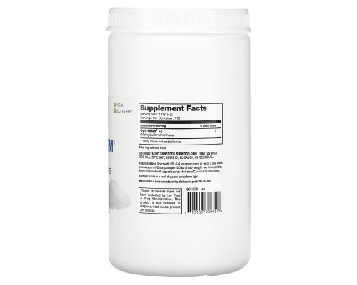 Sunfood Чистые хлопья Opti-MSM 454 г Sunfood Чистые хлопья Opti-MSM 454 г