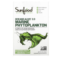 Sunfood Морской фитопланктон "Живой океан" 1 жидкая унция (29.5 мл)