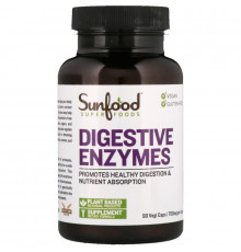 Sunfood Beauty Enzymes 700 мг 90 вегетарианских капсул
