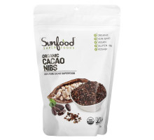 Sunfood, Organic Cacao Nibs, 8 oz (227 g)