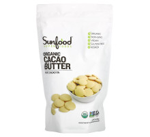 Sunfood, Organic Cacao Butter, 1 lb (454 g)