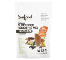 Sunfood, Смесь для смуззи с органическим шоколадом и суперфудами, 8 унций (227 г)