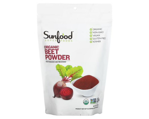 Sunfood, Organic Beet Powder, 8 oz (227 g) Sunfood, Organic Beet Powder, 8 oz (227 g)