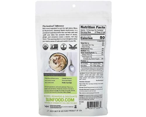 Sunfood, Superfoods, Organic Maca & Mushrooms, 7 oz (198 g) Sunfood, Superfoods, Organic Maca & Mushrooms, 7 oz (198 g)