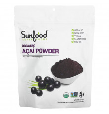 Sunfood Порошок из амазонских ягод асаи 8 унций (227 г)
