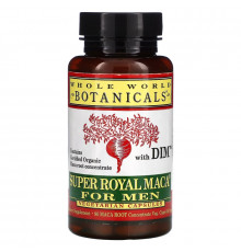 Whole World Botanicals Super Royal Maca для мужчин 500 мг 90 растительных капсул