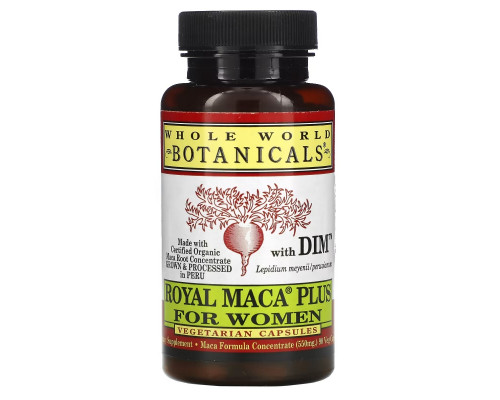 Whole World Botanicals Royal Maca Plus For Women 500 mg 90 Veggie Caps Whole World Botanicals Royal Maca Plus For Women 500 mg 90 Veggie Caps