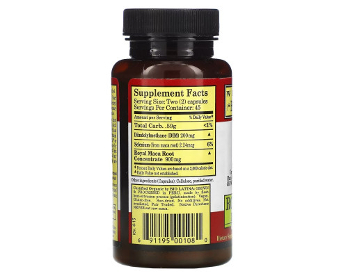 Whole World Botanicals Royal Maca Plus For Women 500 mg 90 Veggie Caps Whole World Botanicals Royal Maca Plus For Women 500 mg 90 Veggie Caps