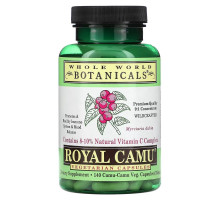 Whole World Botanicals, Королевское каму-каму, 350 мг, 140 капсул на растительной основе