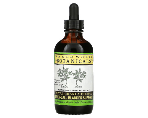 Whole World Botanicals Роскошная камнеломка для поддержки печени и желчного пузыря 4 унции (118 мл)