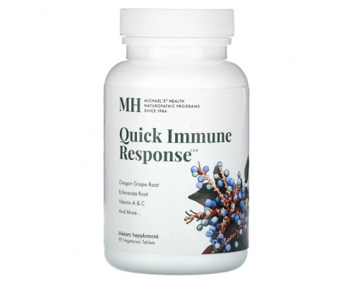 Витамин А Michael's Naturopathic, Quick Immune Response, 90 вегетарианских таблеток Витамин А Michael's Naturopathic, Quick Immune Response, 90 вегетарианских таблеток