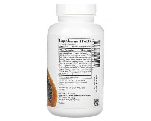 Растительные экстракты и настойки Paraherbs, 120 Vegan Capsules Растительные экстракты и настойки Paraherbs, 120 Vegan Capsules