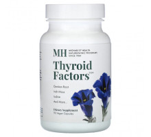 Витамины группы B Michael's Naturopathic, Thyroid Factors, 90 веганских капсул