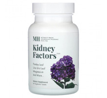 Растительные экстракты и настойки Michael's Naturopathic, Kidney Factors, 60 вегетарианских таблеток