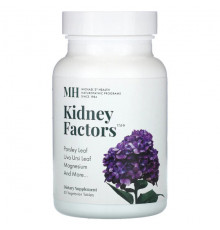 Растительные экстракты и настойки Michael's Naturopathic, Kidney Factors, 60 вегетарианских таблеток