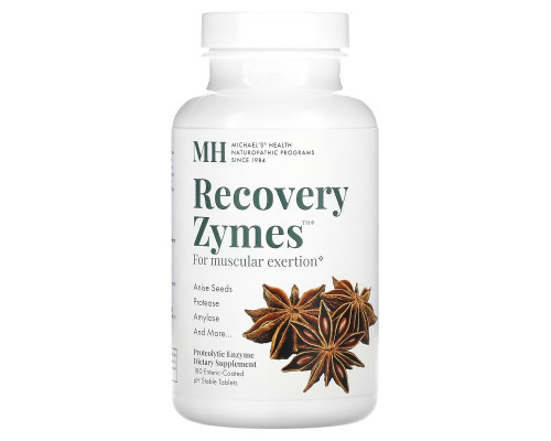 Michael's Naturopathic W-Zymes Xtra восстановительные ферменты 180 таблеток покрытых кишечнорастворимой оболочкой Michael's Naturopathic W-Zymes Xtra восстановительные ферменты 180 таблеток покрытых кишечнорастворимой оболочкой