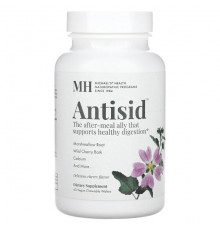 Для пищеварительной системы Michael's Naturopathic, Antisid, вишня, 60 веганских жевательных вафель