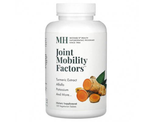 Для мышц и суставов Michael's Naturopathic, Joint Mobility Factors, 120 вегетарианских таблеток