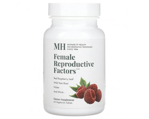 Женское здоровье Michael's Naturopathic, Women's Reproductive Factors, 60 вегетарианских таблеток Женское здоровье Michael's Naturopathic, Women's Reproductive Factors, 60 вегетарианских таблеток