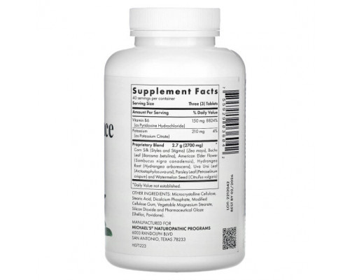 Растительные экстракты и настойки Michael's Naturopathic, Water Balance Factors, 120 вегетарианских таблеток Растительные экстракты и настойки Michael's Naturopathic, Water Balance Factors, 120 вегетарианских таблеток