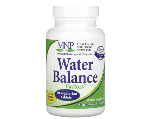 Michael's Naturopathic, Water Balance Factors, 60 Vegetarian Tablets Michael's Naturopathic, Water Balance Factors, 60 Vegetarian Tablets