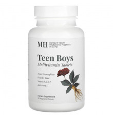 Витаминно-минеральные комплексы Michael's Naturopathic, Мультивитамины для мальчиков-подростков, 90 вегетарианских таблеток