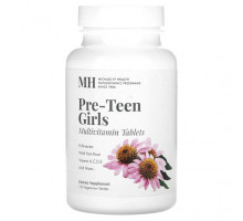 Детское здоровье Michael's Naturopathic, Pre-Teen Girls, ежедневные поливитамины, 120 вегетарианских таблеток