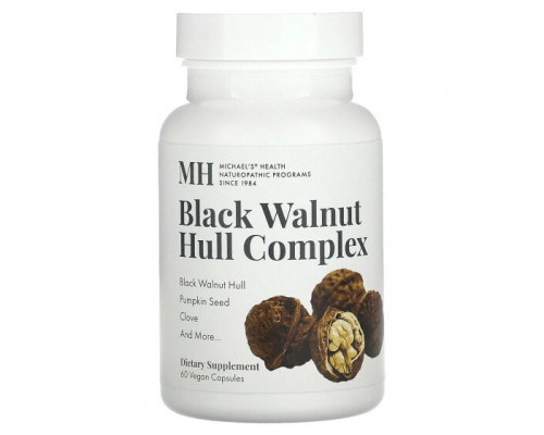 Растительные экстракты и настойки Black Walnut Hull Complex, 60 Vegan Capsules Растительные экстракты и настойки Black Walnut Hull Complex, 60 Vegan Capsules