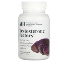 Мужское здоровье Michael's Naturopathic, Testosterone Factors, 90 вегетарианских таблеток
