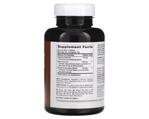 American Health, TAM, Herbal Laxative, 250 Tablets American Health, TAM, Herbal Laxative, 250 Tablets