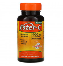 American Health, Эстер-C, 500 мг, 60 капсул