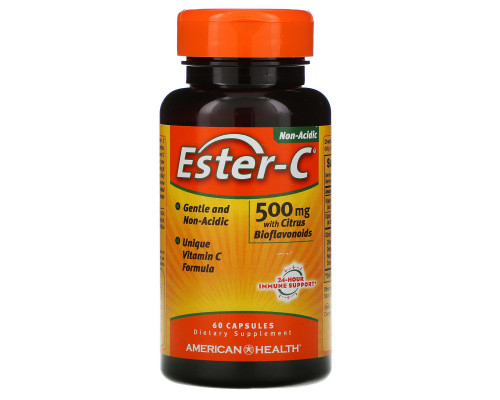 American Health, Эстер-C, 500 мг, 60 капсул American Health, Эстер-C, 500 мг, 60 капсул
