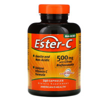 American Health, Ester-C, 500 мг с цитрусовыми биофлавоноидами, 240 капсул