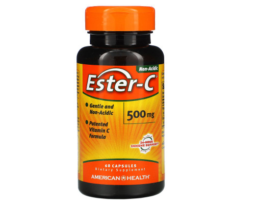 American Health, Ester-C, 500 мг, 60 капсул American Health, Ester-C, 500 мг, 60 капсул