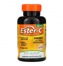 American Health, Эстер-С, порошок с цитрусовыми биофлавоноидами, 4 унции (113,4 г)